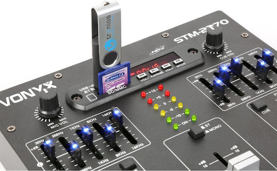 Vonyx STM2270 172.982 Analoger Mischpult 4.0 Kanäle & Bluetooth