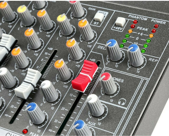 Vonyx VMM-F401 172.575 Analog Console 4 Channels with Phantom Power & 2 XLR Inputs