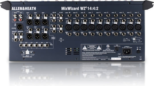 Allen & Heath WZ4 14:4:2 Analoge Konsole 14 Kanäle mit Phantom Power & 11 XLR-Eingänge