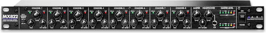 ART Pro Audio MX822 Αναλογικός Μίκτης 8 Καναλιών με Phantom Power & 1 Εισόδο XLR