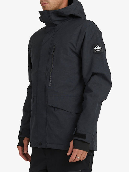 Quiksilver Mission Solid Men's Ski & Snowboard Jacket Gray EQYTJ03266-KVJ0