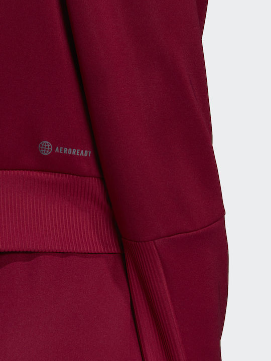 X Zoe Saldana Women's Track Jacket Burgundy