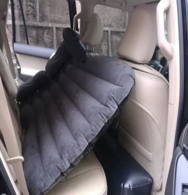 Lariz Inflatable Car Mattress Inflatable Travel Mattress for the Back Seat of the Car Black in Black Color LR-188