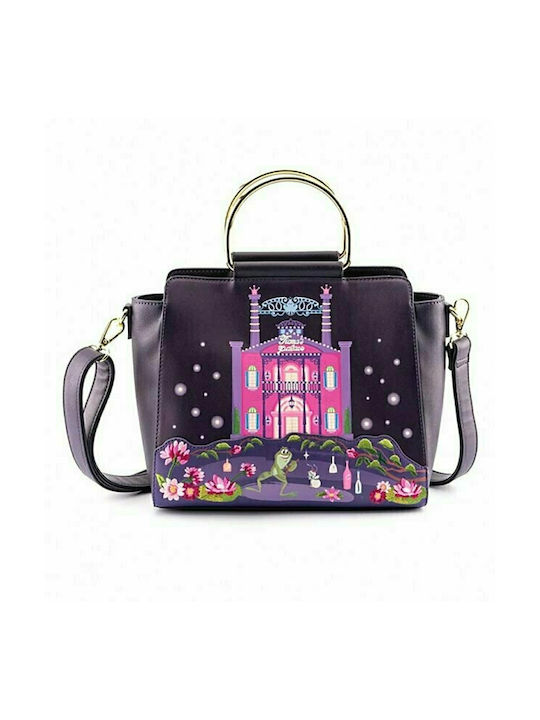 Loungefly Princess Frog Tiana'S Palace Kids Bag Shoulder Bag Purple 21cmx10.6cmx24cmcm