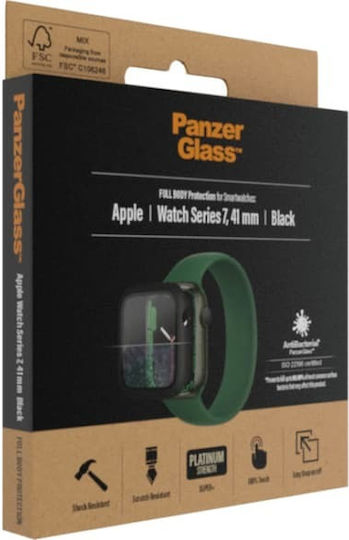 PanzerGlass Full Face Tempered Glass για το Apple Watch 41mm 1τμχ 3663 Black