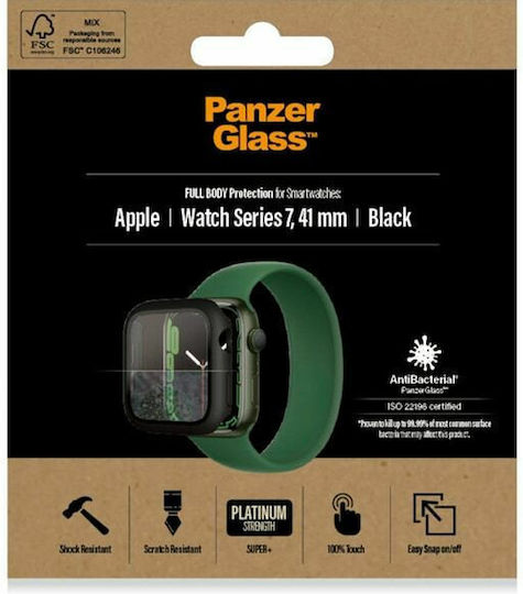 PanzerGlass Full Face Tempered Glass για το Apple Watch 41mm 1τμχ 3663 Black