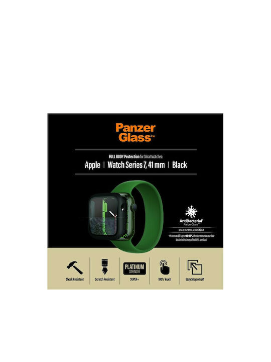 PanzerGlass Full Face Tempered Glass for the Apple Watch 41mm 1pcs 3663 Black