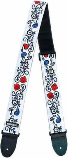 Dunlop Jimi Hendrix Strap Каишка за Китара Бял