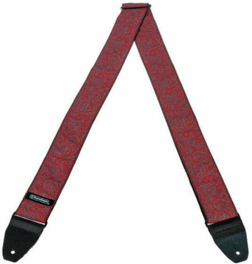 Dunlop Jacquard Strap Paisley Red