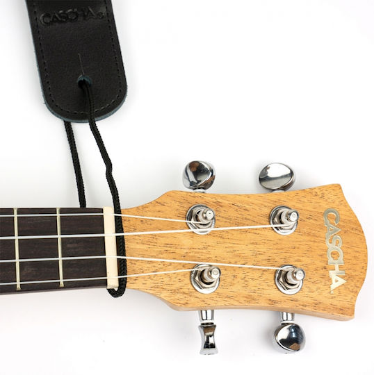 Cascha HH2203 Gurt für Ukulele Braun