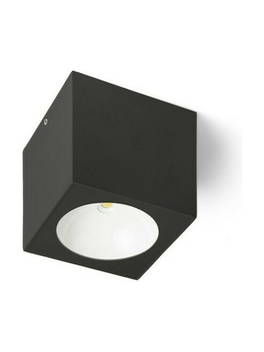 Rendl Light Studio Μονό LED Θερμό Λευκό Σποτ σε Γκρι Χρώμα