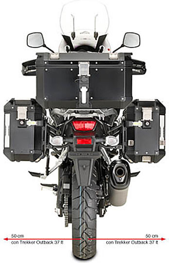 Givi Πλαϊνές Βάσεις για Suzuki DL 1000 V-STROM Suzuki V-Strom 1000 2014