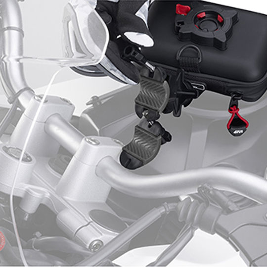 Givi Βάση GPS Μοτοσυκλέτας με Θήκη για το Τιμόνι iPhone 5
