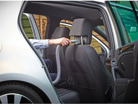 Black & Decker Aspirator de mână pentru mașină Aspirare uscată cu Putere 12W & Cablu de brichetă auto 12V Gri, Roșu