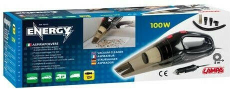 Lampa Energy Car Handheld Vacuum with Cigarette Lighter Cable 12V 100W
