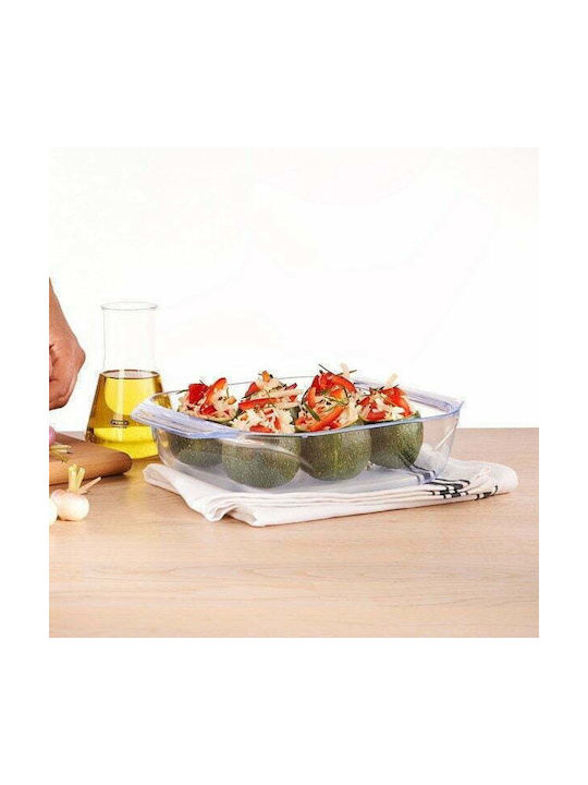 Pyrex Glass Rectangular Heat-Resistant Cookware 35x23x6cm