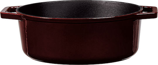 Berlinger Haus Metallic Line Γάστρα Οβάλ Μαντεμένια Burgundy Collection 30x22cm 4.65lt