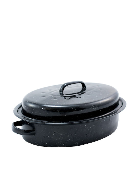 Ankor Dutch Oven Oval with Grill 42x32cm 1pcs