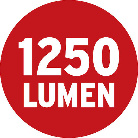 Brennenstuhl Lumină de lucru și de sit, cu baterie Lanternă LED IP67 cu Luminozitate Maximă 1250lm LuxPremium Negru