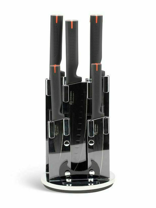 Edenberg Knife Set With Stand of Stainless Steel EB-926 5pcs