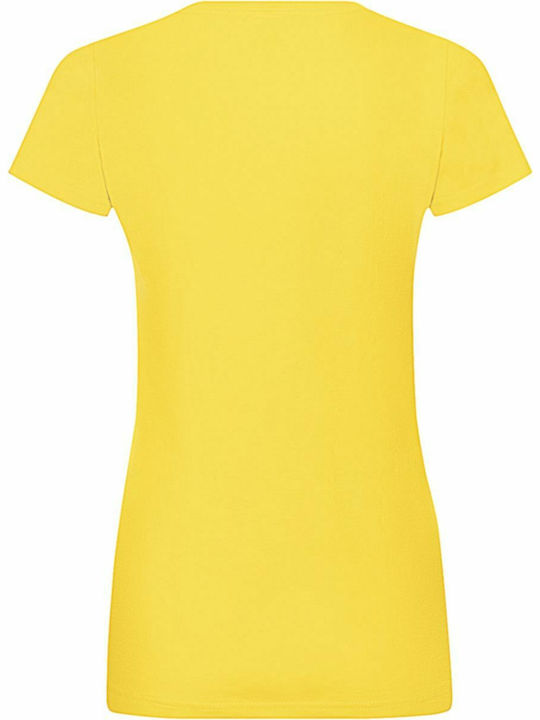 Fruit of the Loom Sofspun T Γυναικείο Διαφημιστικό T-shirt Κοντομάνικο σε Χρώμα Fruit of the Loom Sofspun T Γυναικείο Διαφημιστικό T-shirt Κοντομάνικο σε Χρώμα
