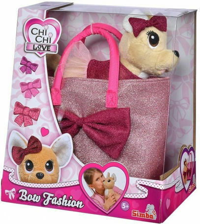 Simba Jucărie De Plus Cățeluș Chi-Chi Love Bow Fashion Pentru 5+ Ani 20 Cm