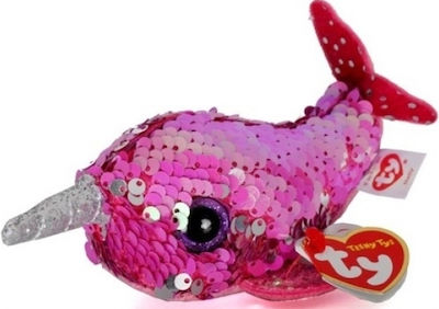 TY Plush Unicorn Beanie Boos Sequin Whale for 3+ Years