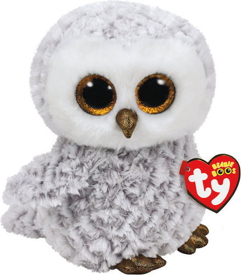 TY Jucărie De Plus Boos Owlette Bufniță Albă Mare Pentru 3+ Ani 23 Cm