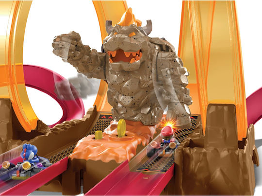 Hot Wheels Mario Kart Bowsers Castle Chaos Πίστα για 5+ Ετών