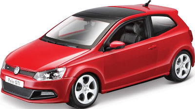 Bburago VW Polo GTI Mark 5 Car 1:24 Red for 3++ Years