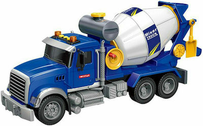 Luna Όχημα Μπετονιέρα Friction Με Φως Concrete Mixer for 3++ Years 000621865