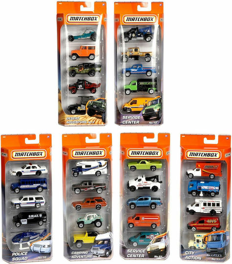 Mattel Matchbox Σετ Αυτοκινητάκια Assorted για 3+ Ετών (Διάφορα Σχέδια) 1τμχ