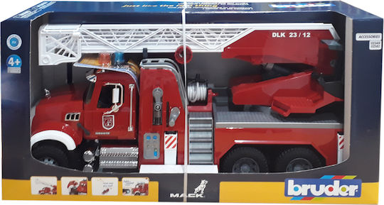 Bruder Mack Granite Fire Engine with Water Pump Φορτηγό 1:16 Πυροσβεστικό για 3+ Ετών