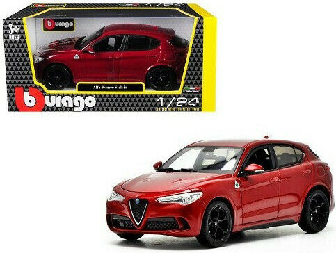 Bburago Αυτοκινητάκι Alfa Romeo Stelvio - Κόκκινο 1:24 για 3+ Ετών
