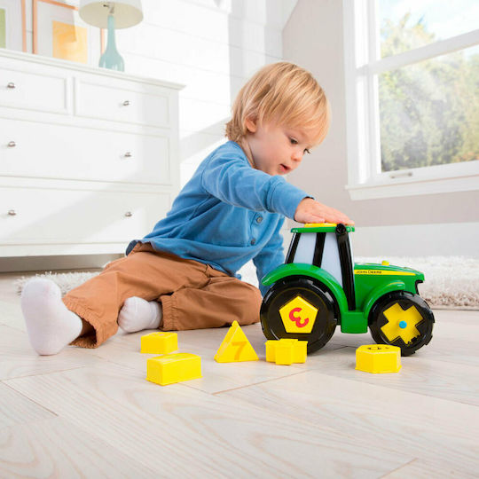 Tomy John Deere Learn & Pop Johnny Tractor Camionetă Pentru 3+ Ani