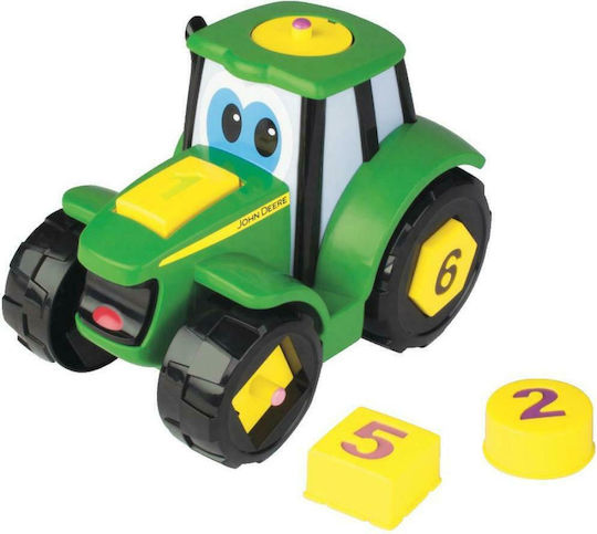 Tomy John Deere Learn & Pop Johnny Tractor Camionetă Pentru 3+ Ani