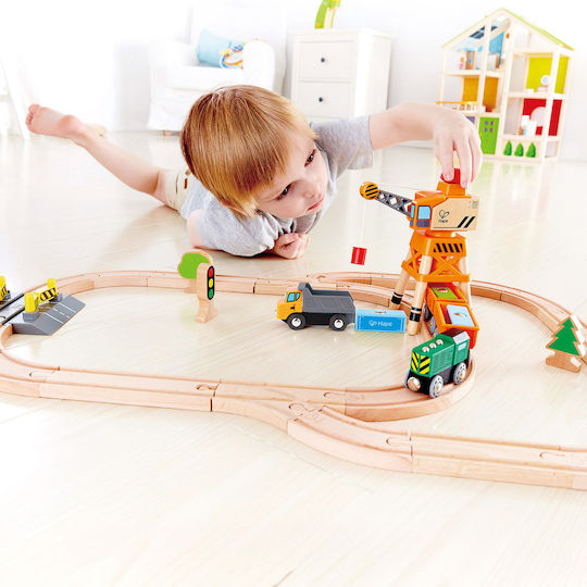 Hape Large Boom Crane for 3+ Years Old