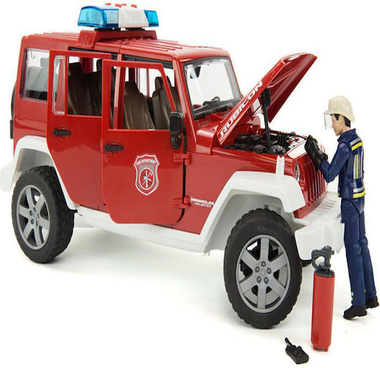 Bruder Jeep Wrangler Unlimited Rubicon Fire Engine Car 1:16 Fire Truck For 3+ Years