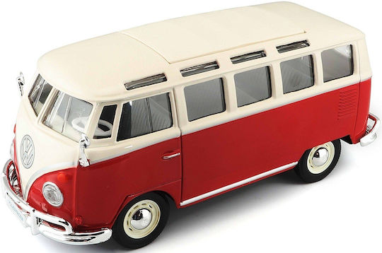 Maisto Volkswagen Van Samba Toy Car Scale 1 24 for 3 Plus Years Various Designs 1 Piece