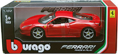 Bburago Ferrari 458 Italia Spielzeugauto 1:24 für 3++ Jahre 26003