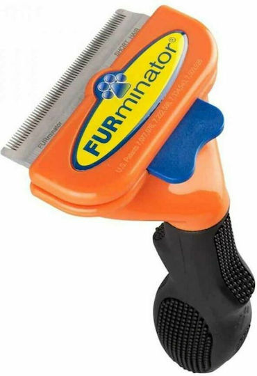 FURminator DeShedding Tool Perie Mediu pentru câini cu părul scurt cu Razor pentru Îngrijirea Blănii F-042019