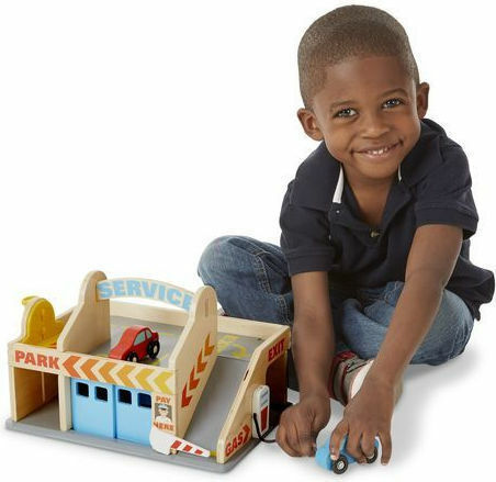 Melissa & Doug Сервизна Станция Паркинг Гараж