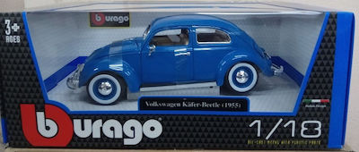 Bburago Volkswagen Kafer-Beetle 1955 Mașinuță 1:18 pentru 3++ Ani 18/12029