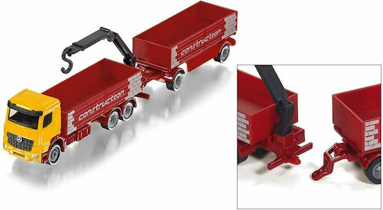 Siku Construction Lorry with Trailer Φορτηγό 1:87 για 3+ Ετών
