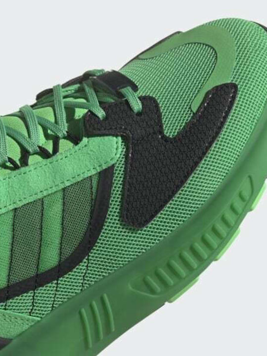 ZX 5K Boost Chunky Sneakers Semi Screaming Green / Screaming Green / Core Black