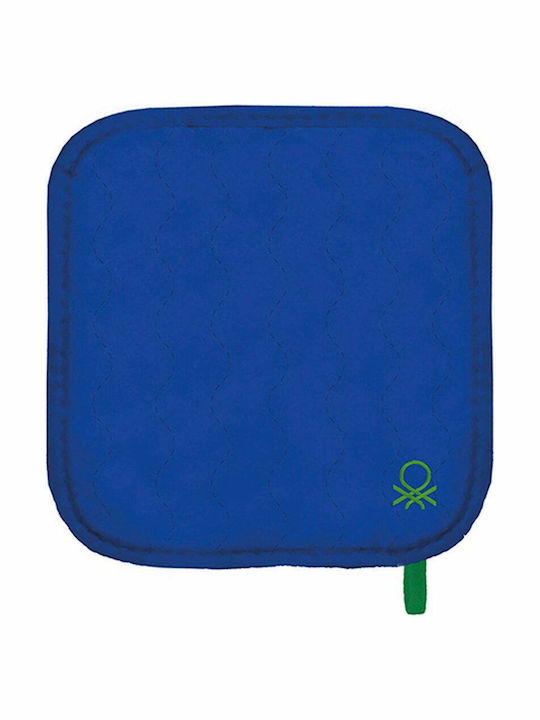 Benetton Rainbow Apron with Oven Mitt and Potholder Blue 3pcs