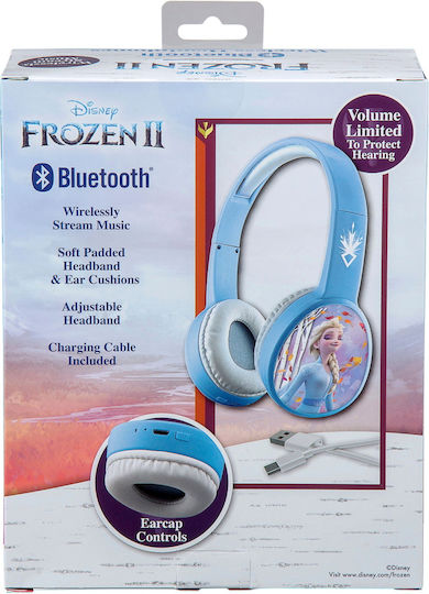 eKids Frozen 2 Ασύρματα / Ενσύρματα Παιδικά Over Ear Ακουστικά Γαλάζια