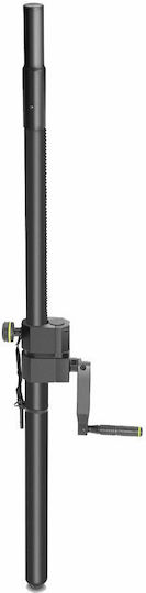 Gravity SP 2472 B Σωλήνας Σύνδεσης Ηχείων PA ύψους 102-164cm σε Μαύρο Χρώμα