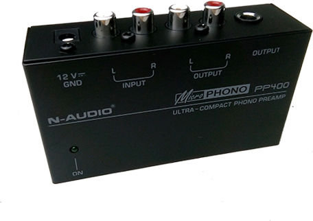 N-Audio PP400 Phono Preamp Black