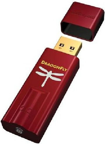 Audioquest Dragonfly DAC cu Intrare USB Roșu